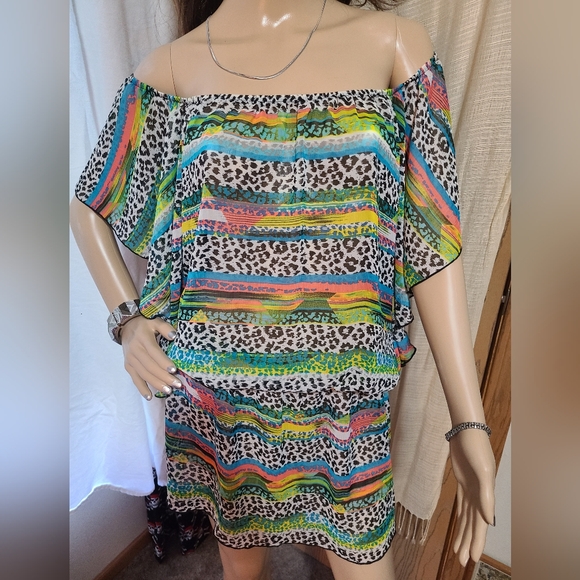 JESSICA SIMPSON OFF-SHOULDER OPEN BACK MINI DRESS COQUETTE GIRLY GIRL PROM READY - Picture 7 of 8